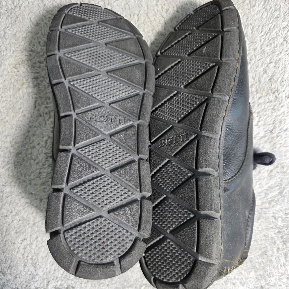 BORN Soledad Black Full‎ Grain Leather Lace Up Oxford Shoes Men 11.5 M